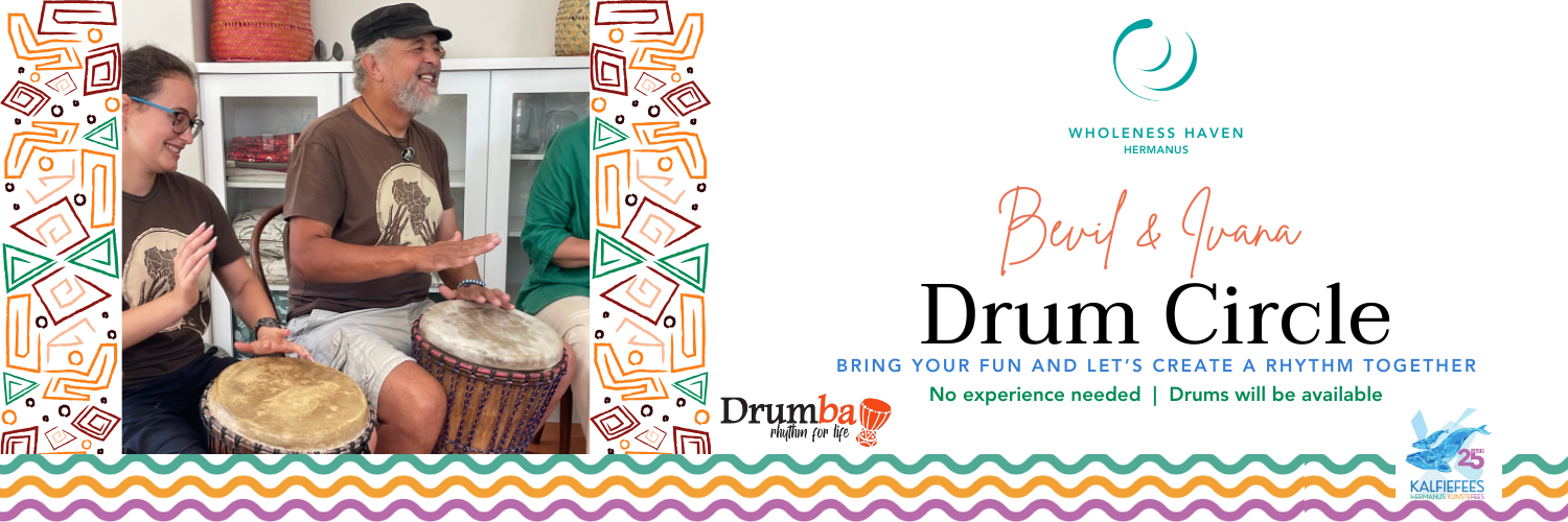 Hermanus Drum Circle with Bevil and Ivana