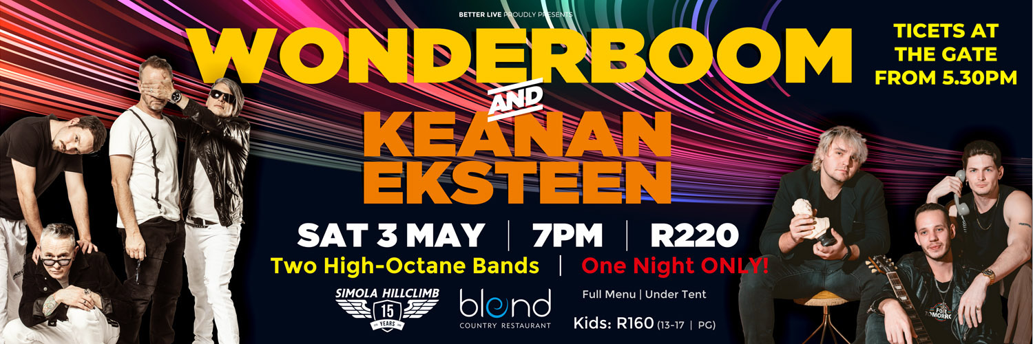 WONDERboom and Keanan Eksteen live in Knysna
