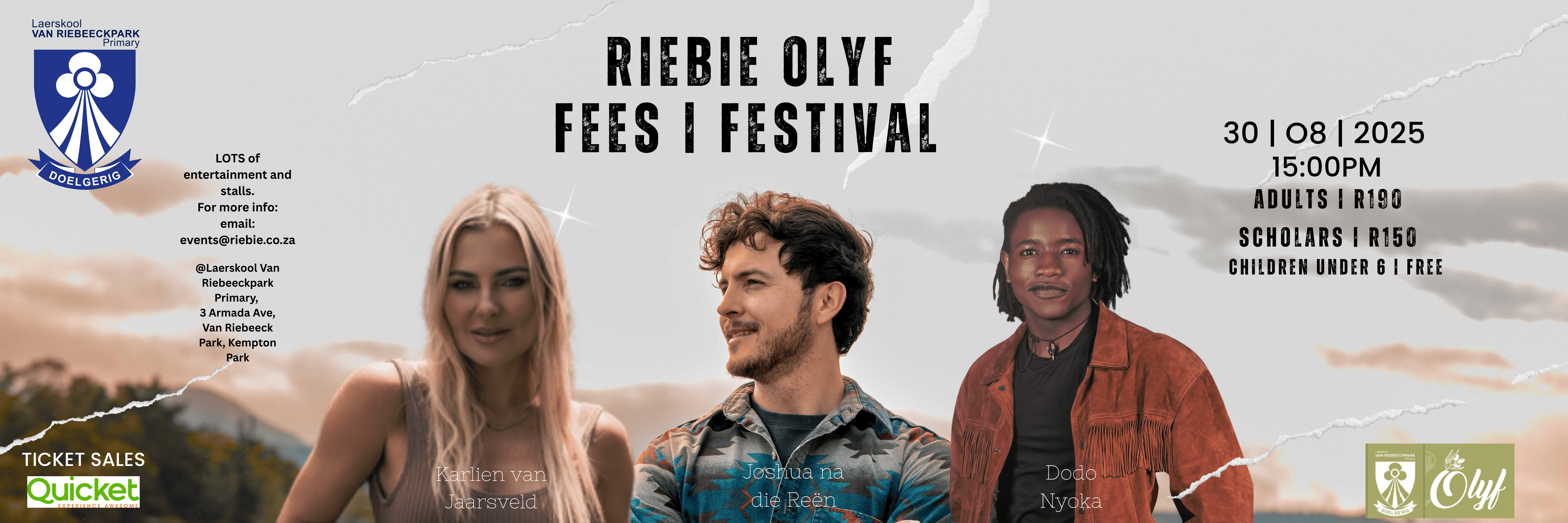 Riebie Olyf Fees | Festival