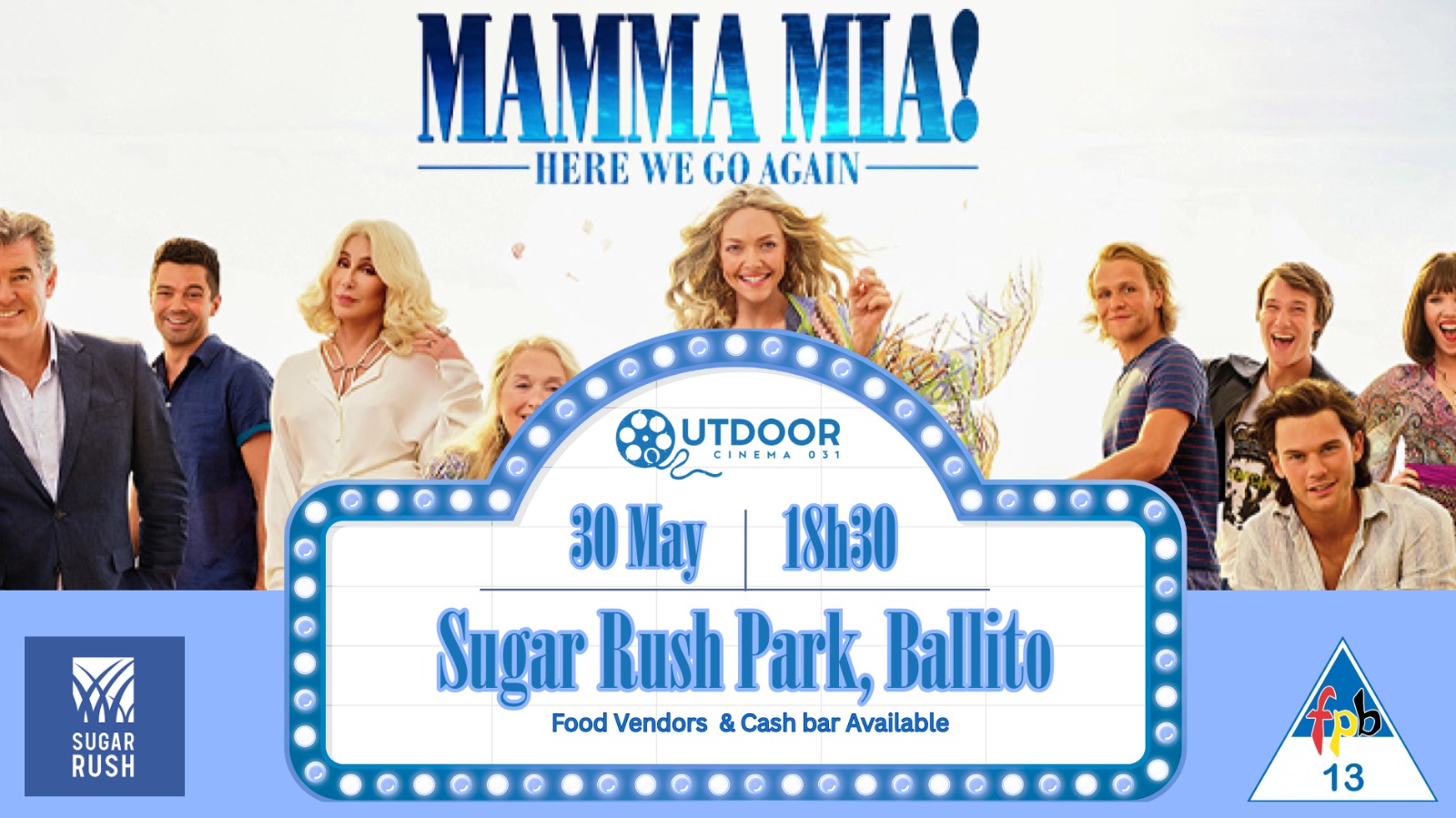 Outdoor Cinema031- Mamma Mia - Sugar Rush Park - Ballito