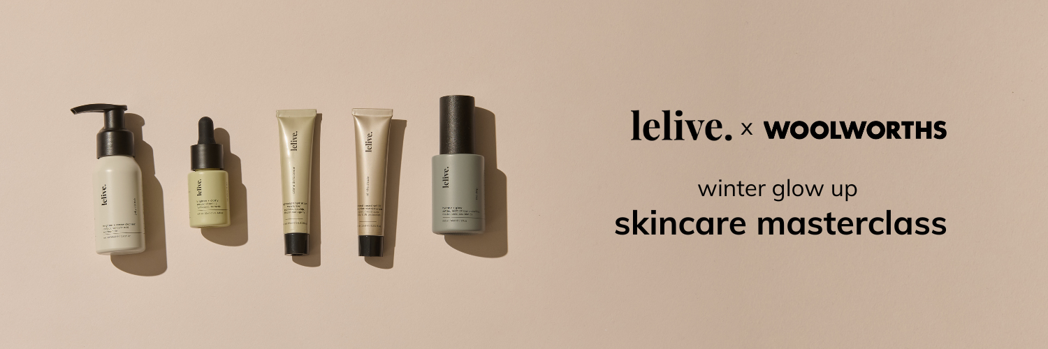 winter glow up skincare masterclass with lelive.