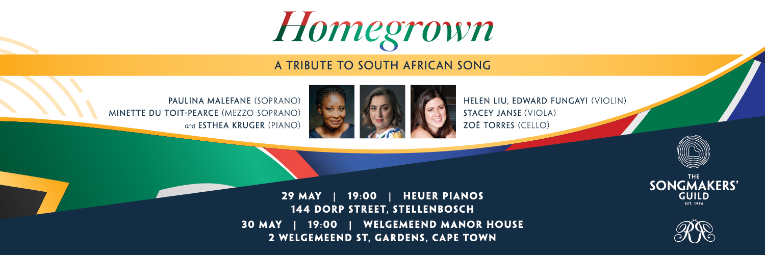 Homegrown: A Tribute to South African Song - CAPE TOWN