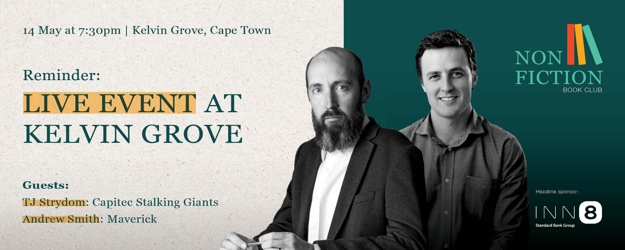 14 May Cape Town Live Event