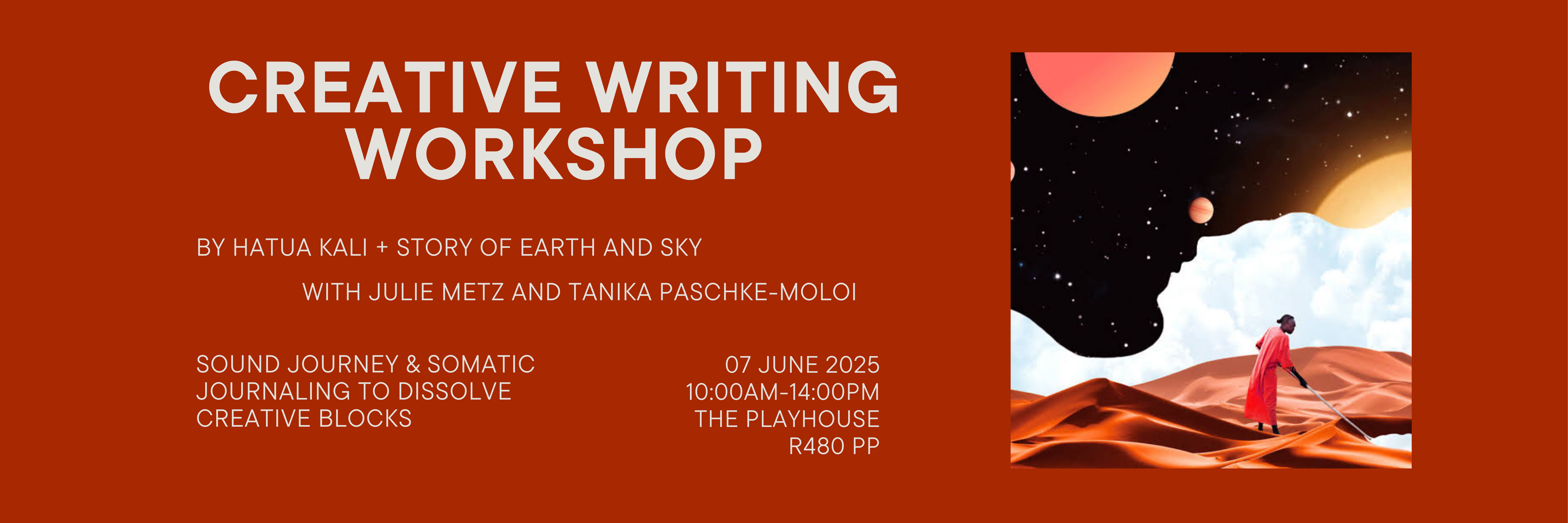 "Creative Writing Workshop: Sound Journey and Somatic Journalling"