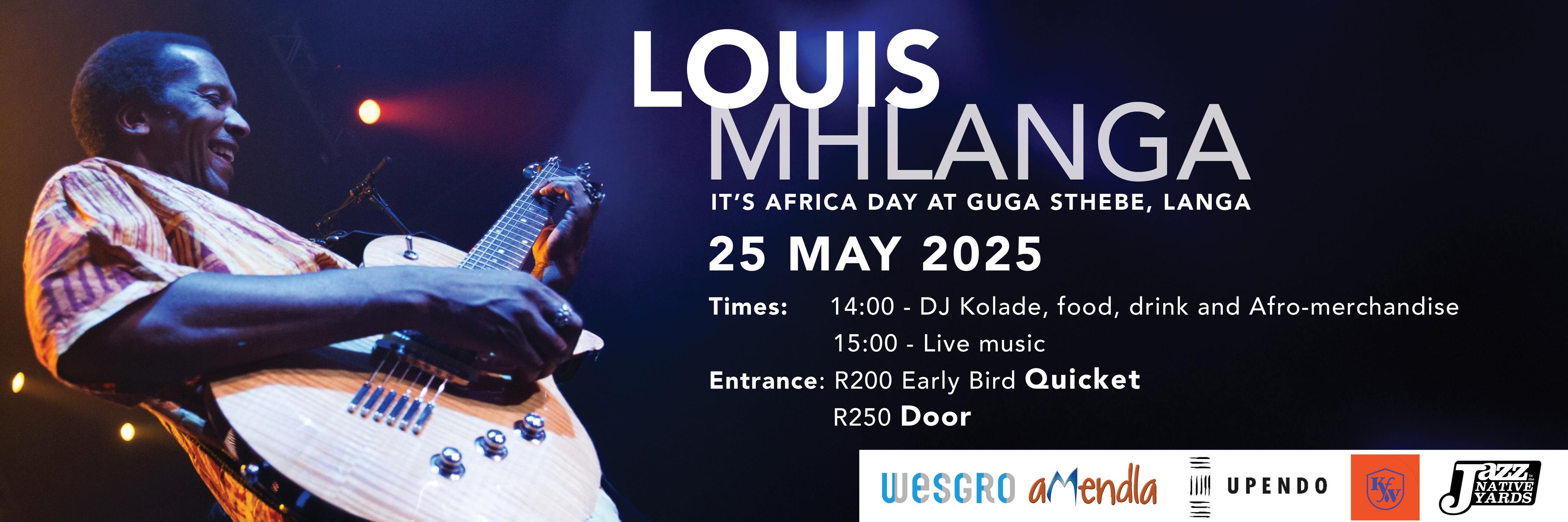 Africa Day Celebration with Louis Mhlanga