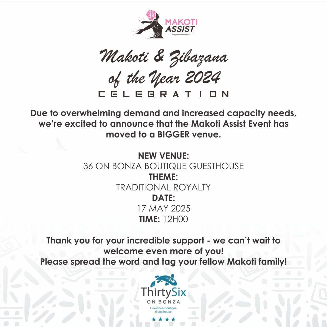 Makoti & Zibazana of the Year 2024 Celebration