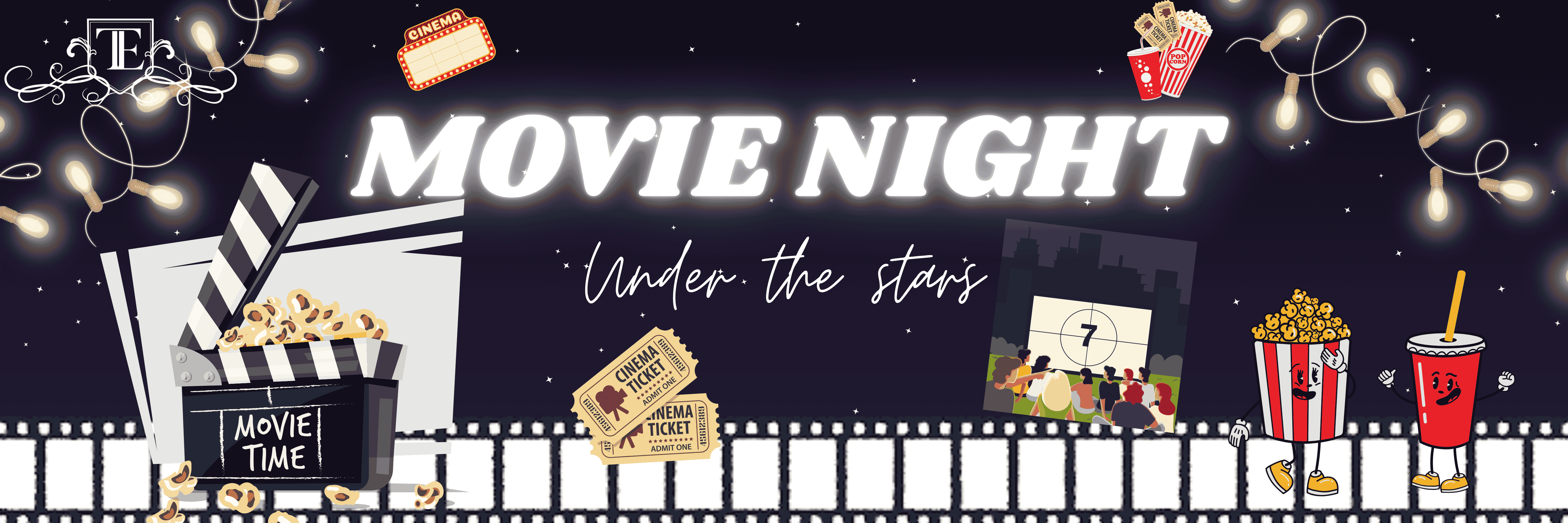 Movie night; under the stars