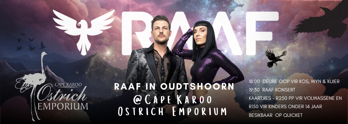 RAAF @ Oudtshoorn, Cape Karoo Ostrich Emporium