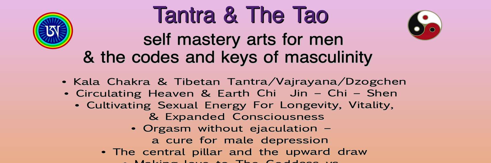 Taoist and Tantric Arts for Men