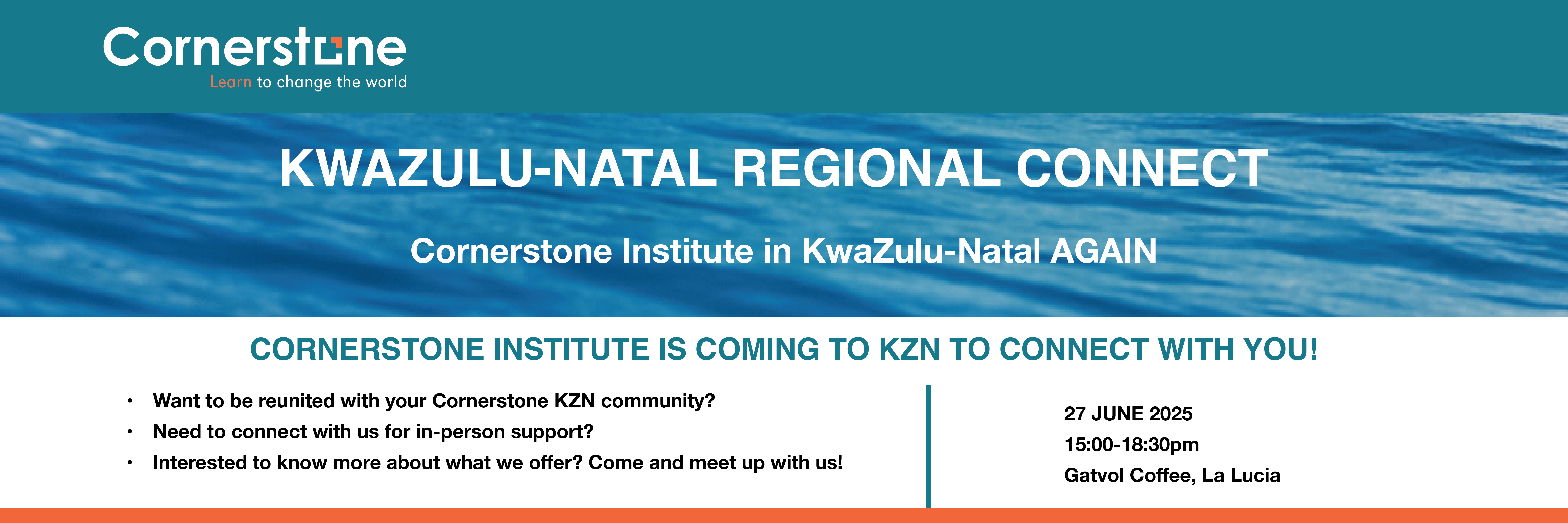 Cornerstone Institute KZN Regional Connect