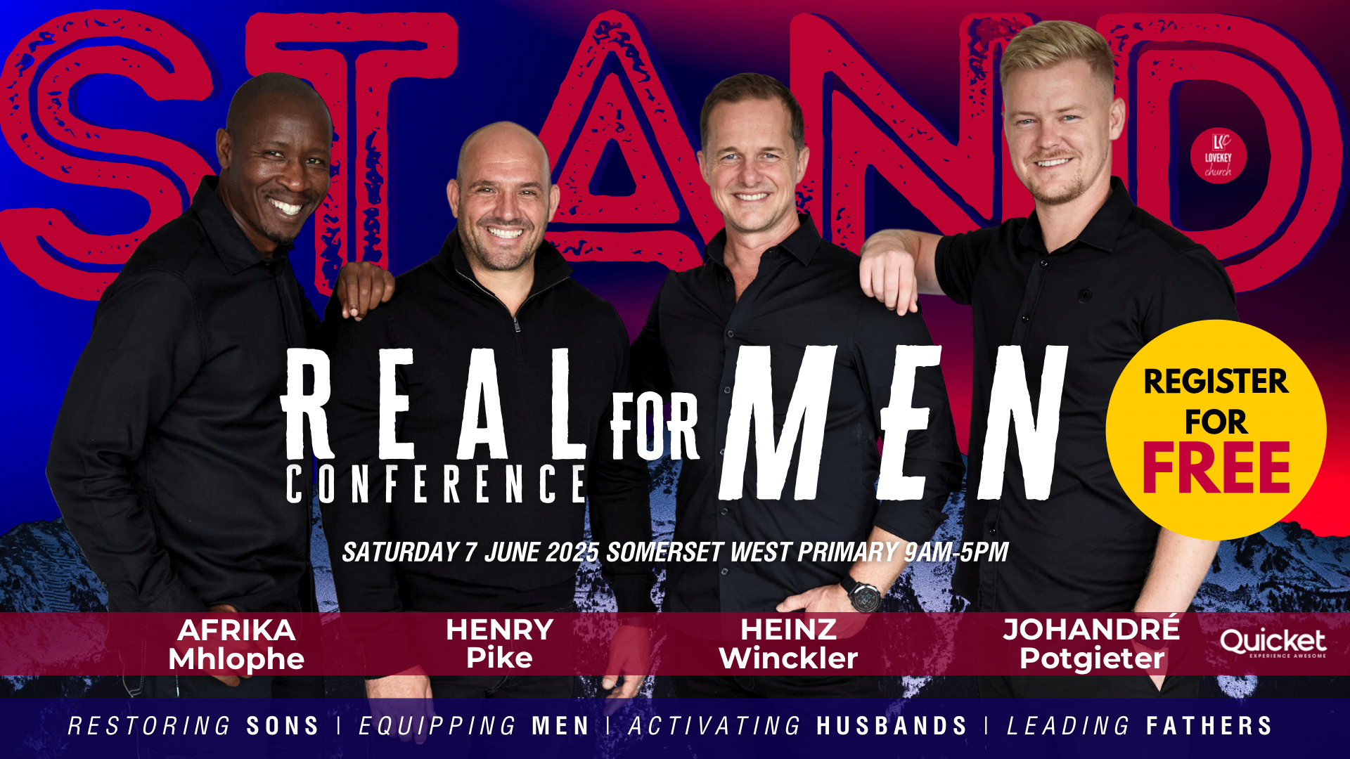 LoveKey Church REAL Conference for Men 2025