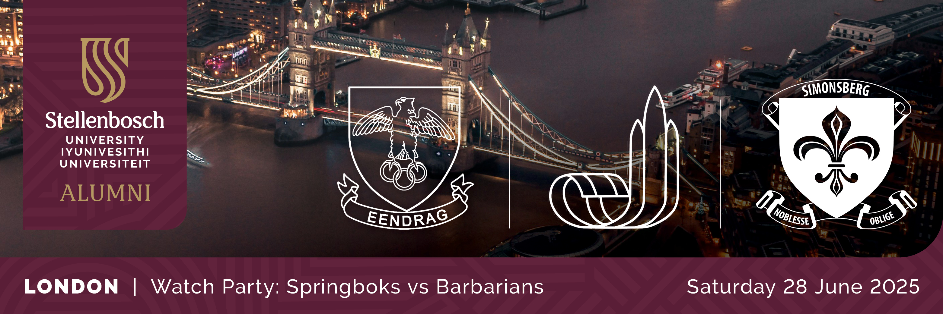 'Een Helse Berg' - Simonsberg, Eendrag & Helshoogte Ou-Manne: Rugby & Kuier in London