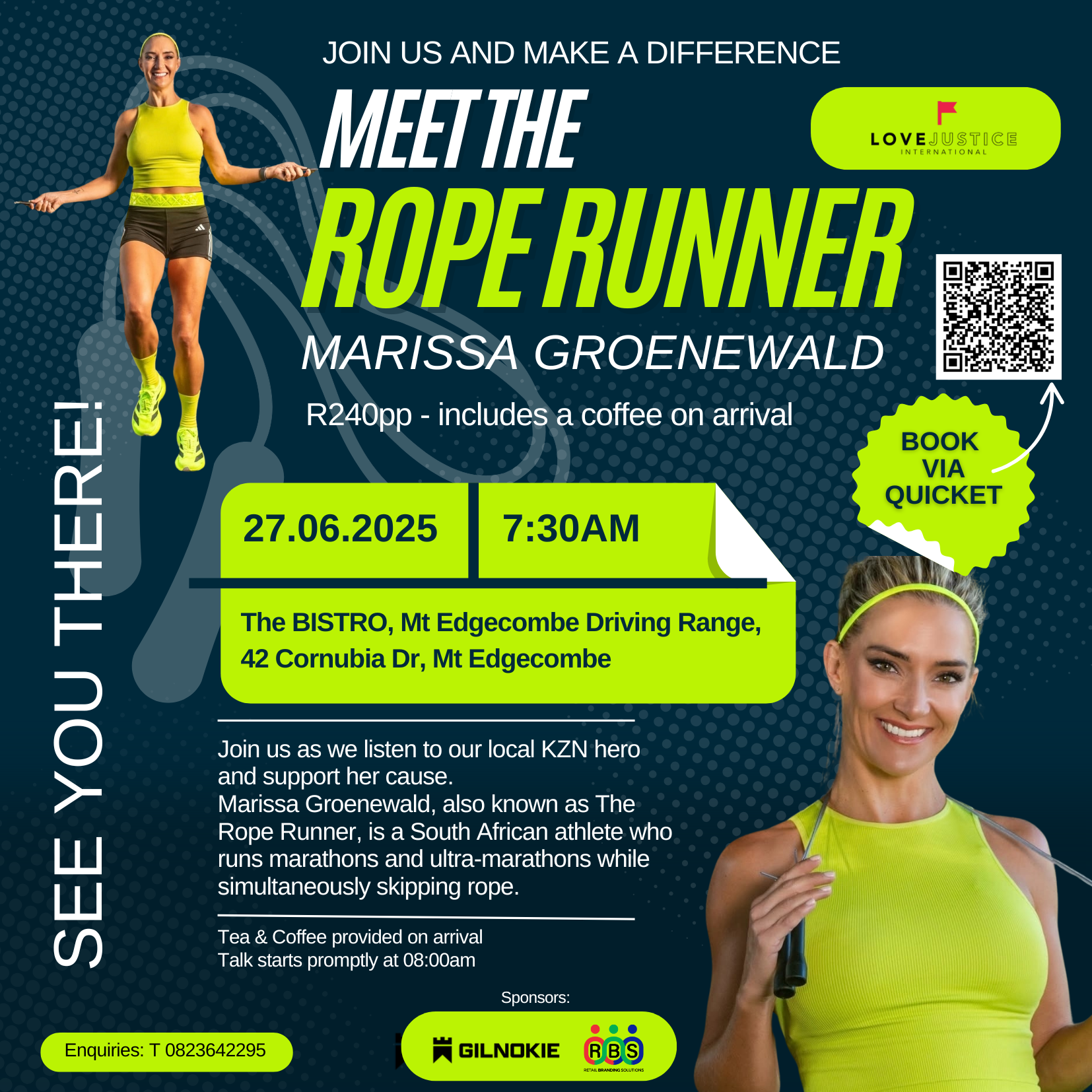 MEET THE ROPE RUNNER - Marissa Groenewald