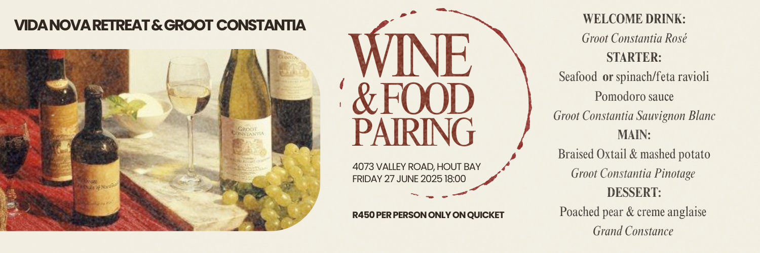 Food & Wine Pairing with Groot Constantia