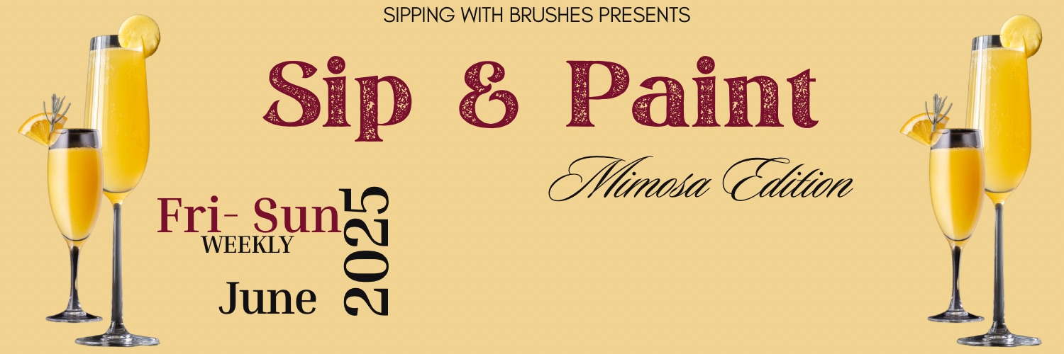 Sip and Paint Mimosa Edition