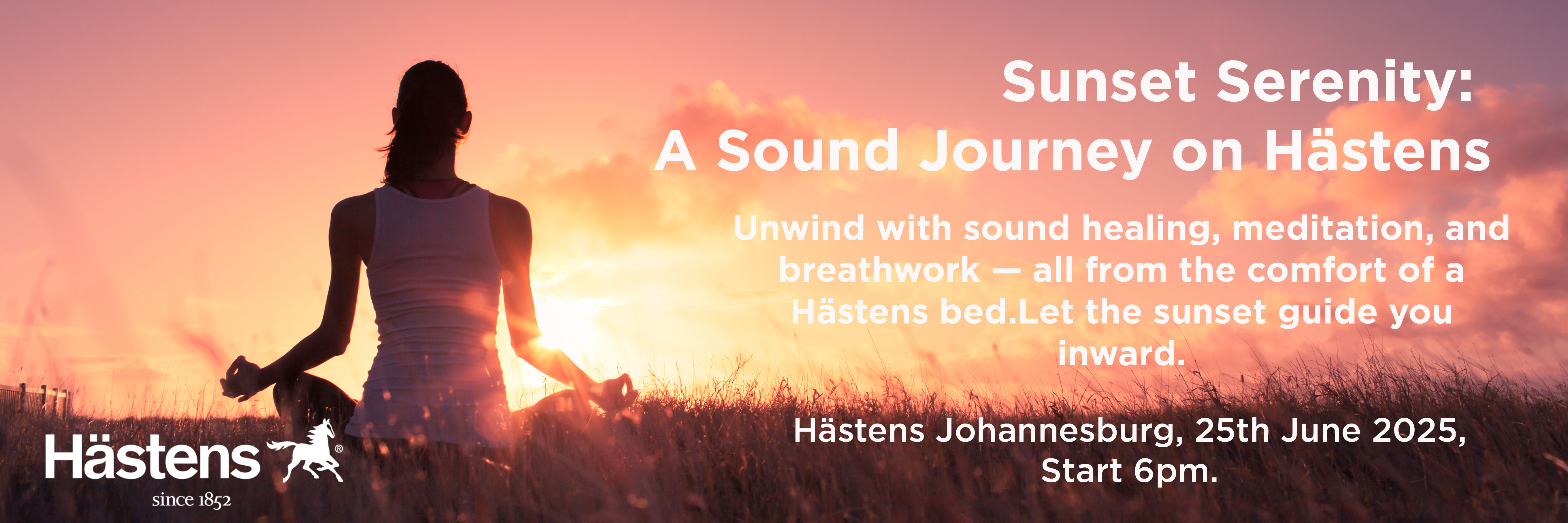 Hästens JHB - Meditation, Breathwork & Sound Healing with Jason Katz and Hajira Didat