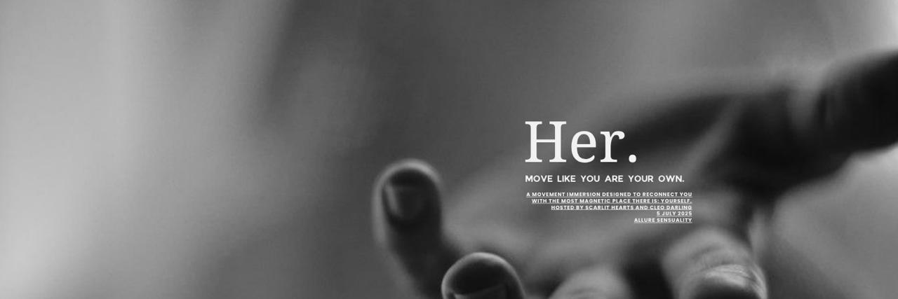 HER. a Movement Meditation Masterclass