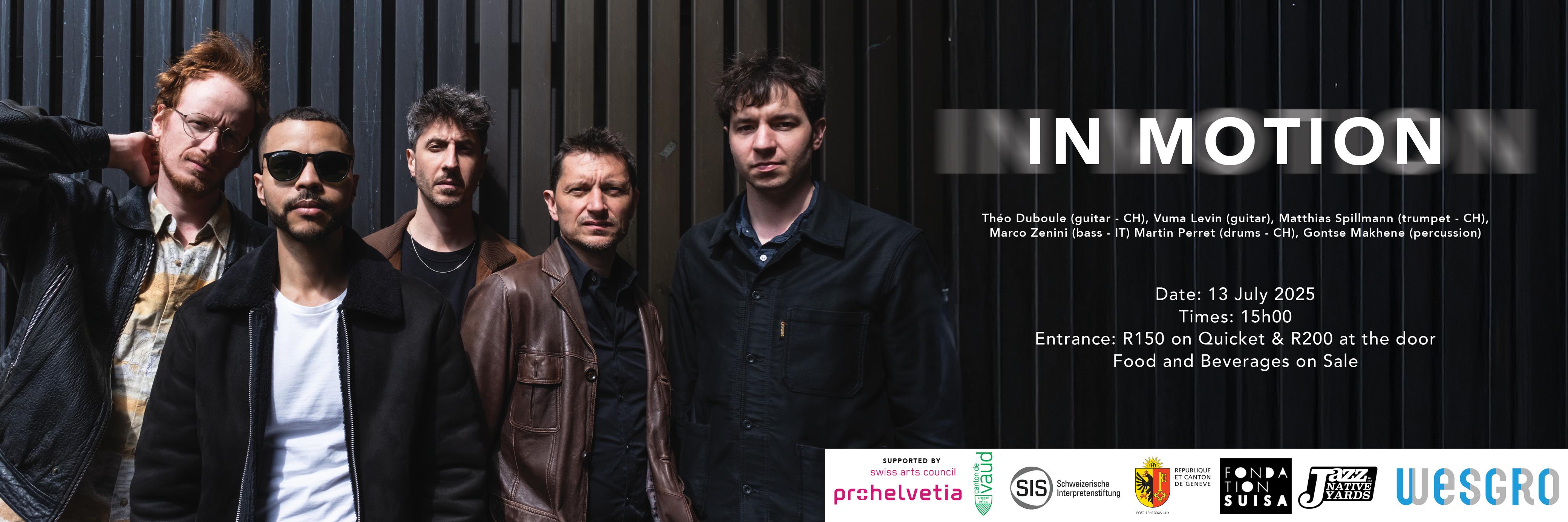 In Motion led by Vuma Levin ( guitar )