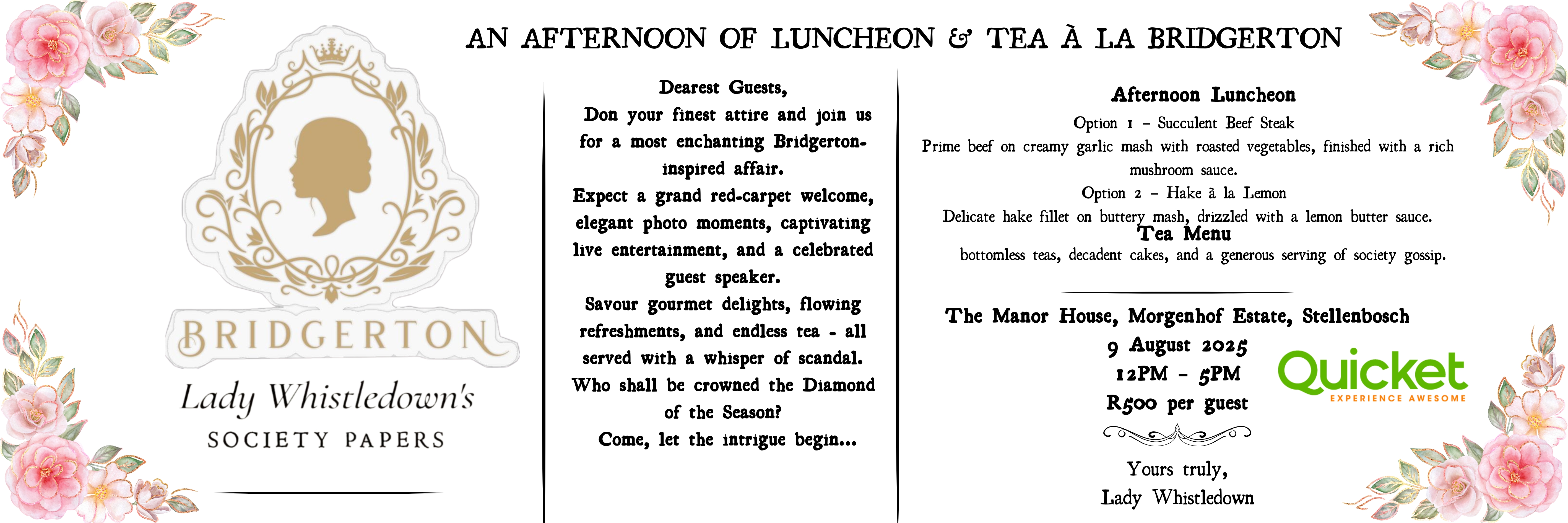 A Bridgerton Affair at the Manor