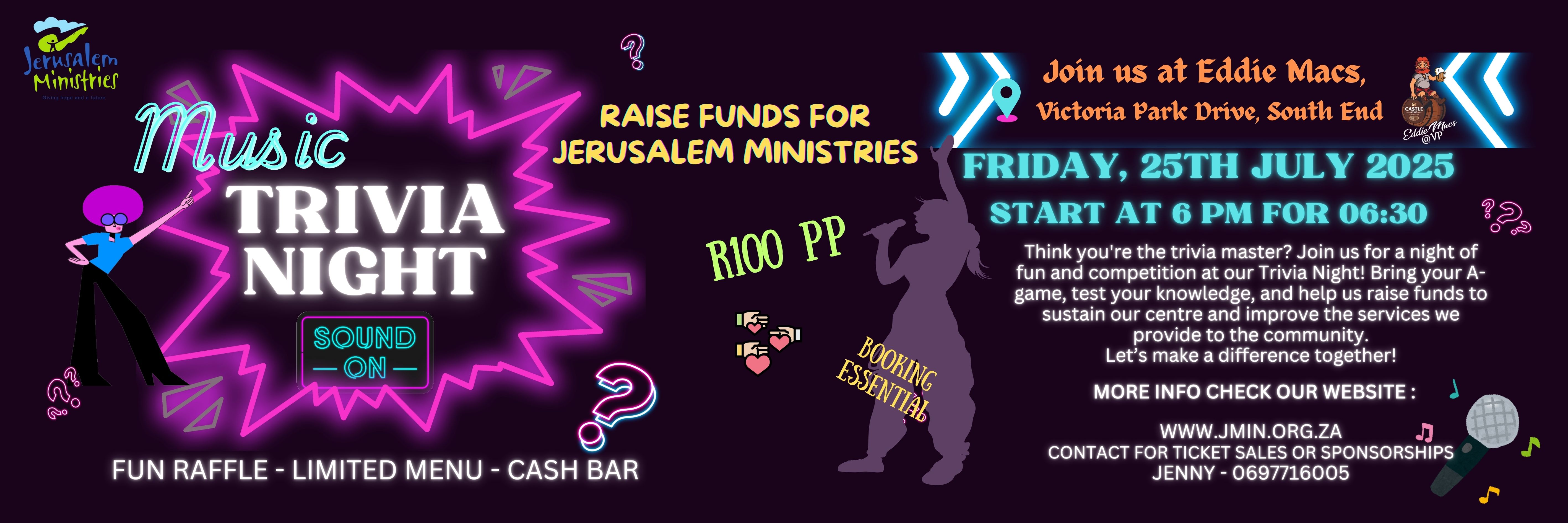 MUSIC TRIVIA FUNDRAISER