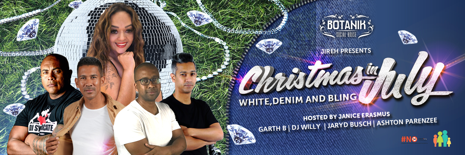 Jireh Christmas in July - White, Denim & Bling Party