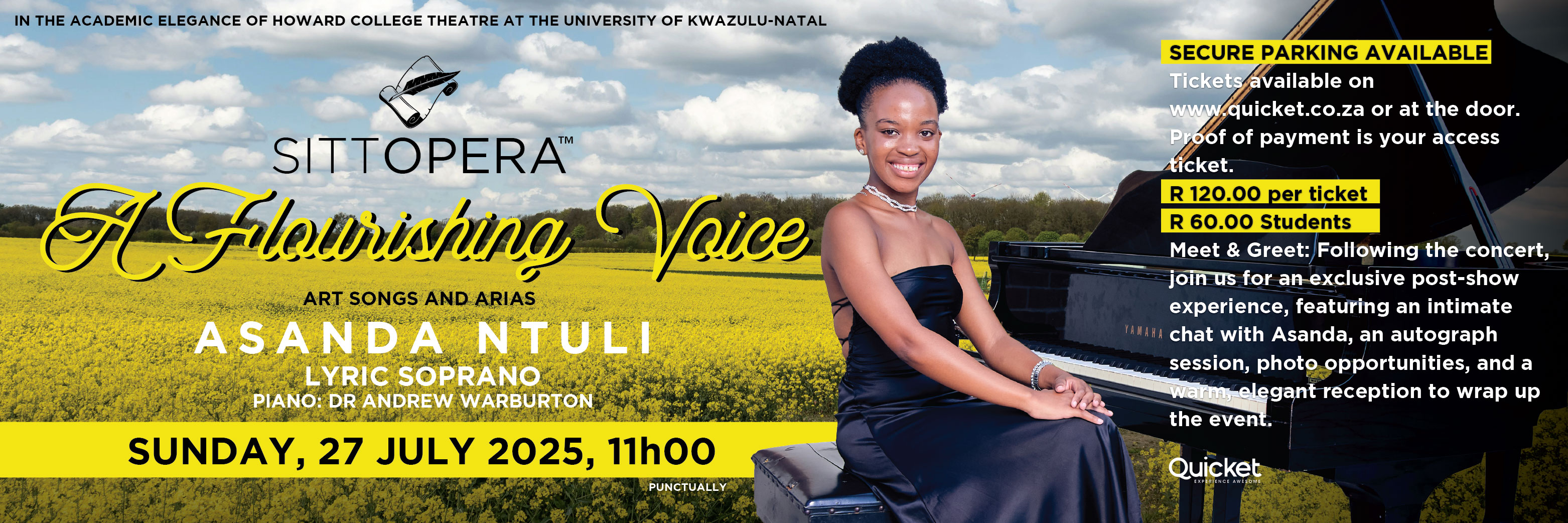 CLASSICAL MUSIC OPERA Asanda - a flourishing voice !