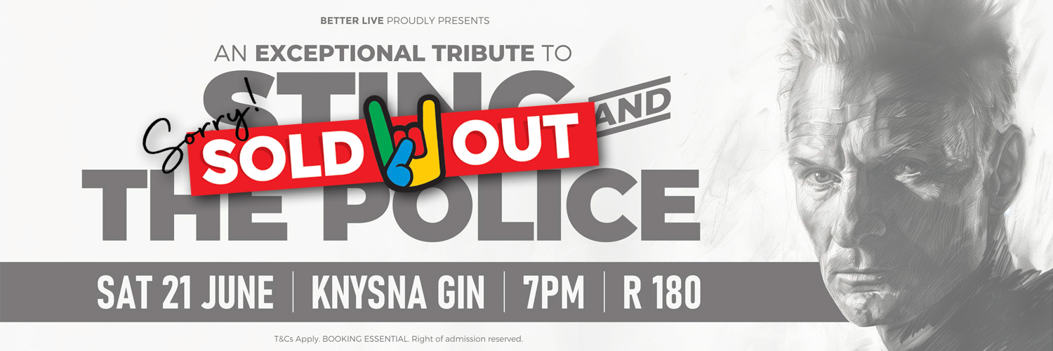 A night of Sting and The Police at Knysna Gin