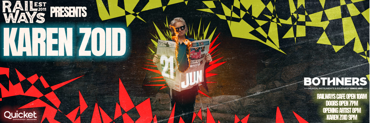 Karen Zoid at Railways Cafe 21 June