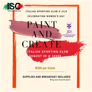 Paint & Create with Johannesburg Italian Ladies Society