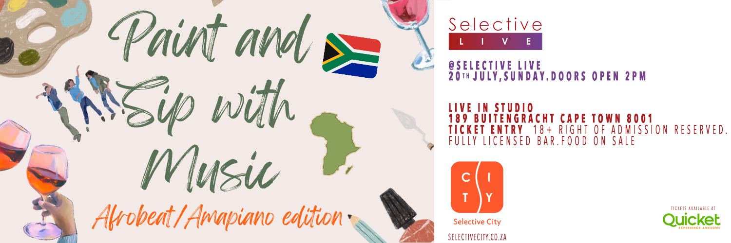 Paint and Sip with Music : Afrobeat Amapiano edition