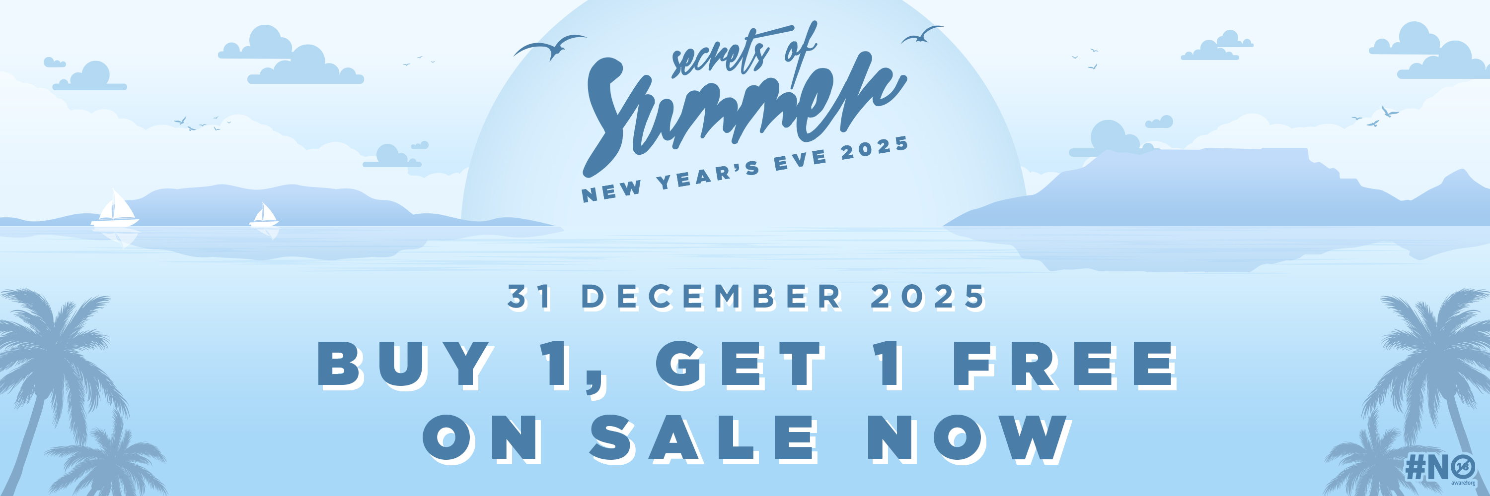Secrets of Summer New Year’s Eve, Cape Town