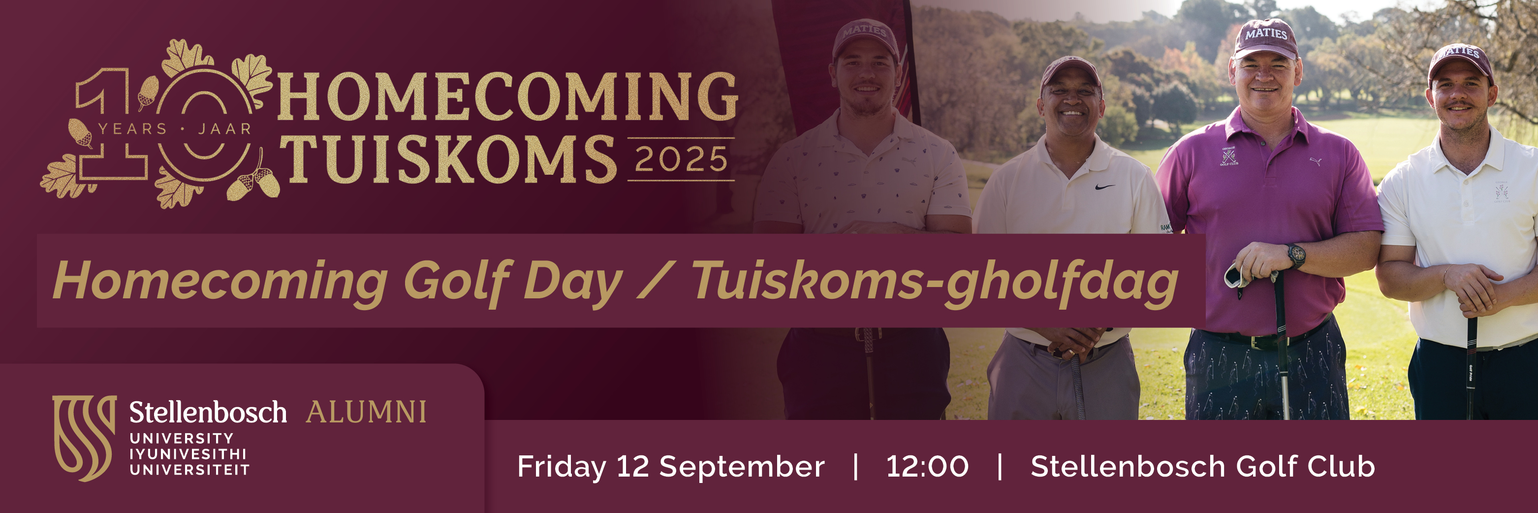 Maties Homecoming Golf Day | Tuiskoms-golfdag
