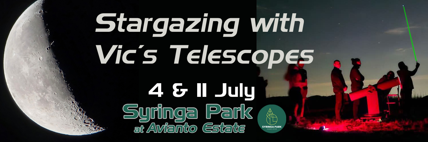 Stargazing at Syringa Park (at Avianto Estate) - 4 & 11 July
