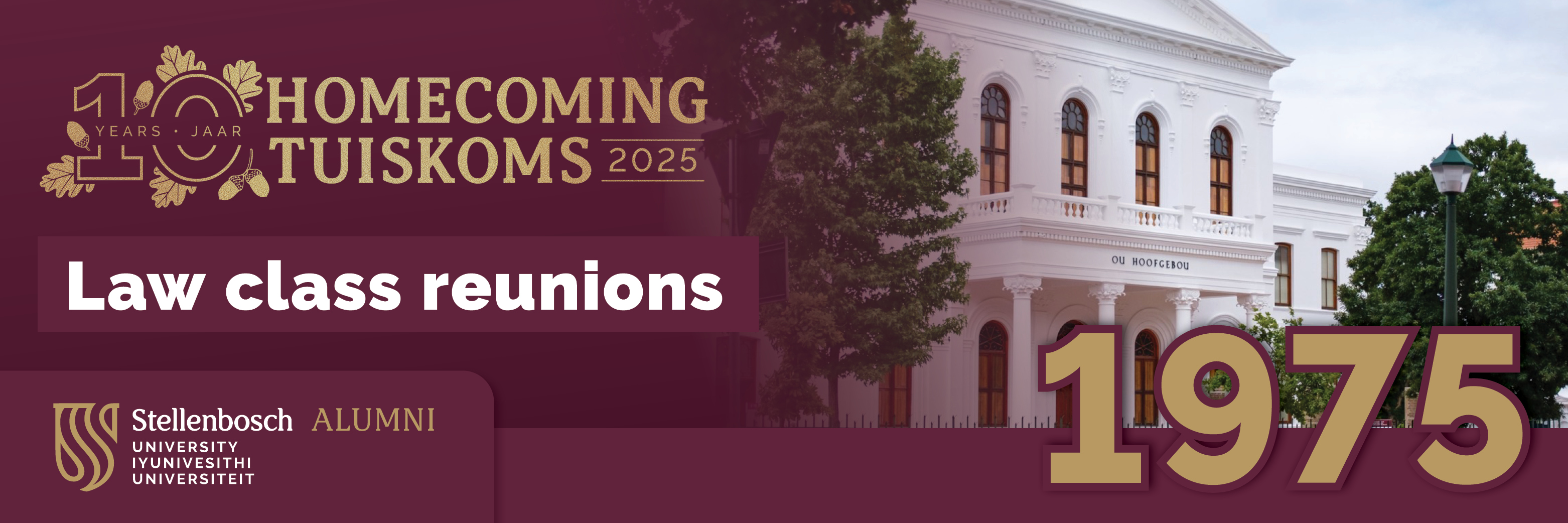LLB Class of 1975 Reunion | LLB Klas van 1975 Reünie