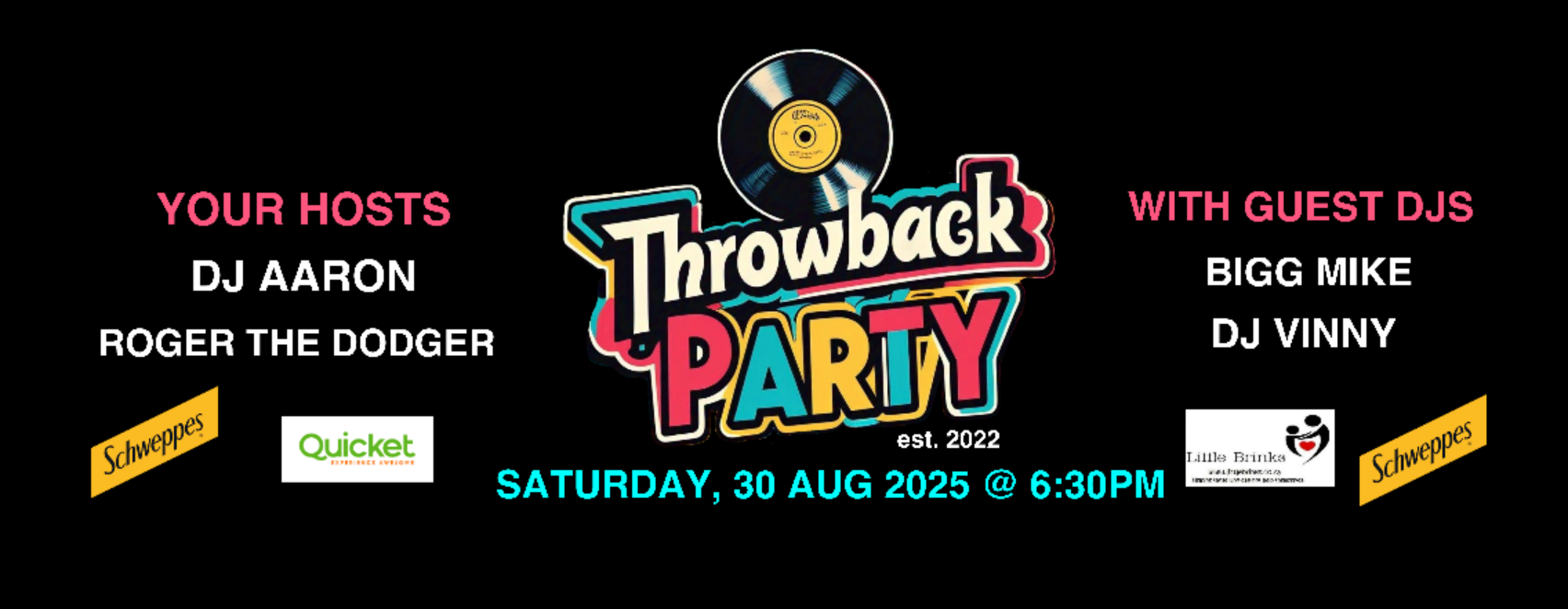 Throwback Party - VINYL Edition (SOLD OUT)