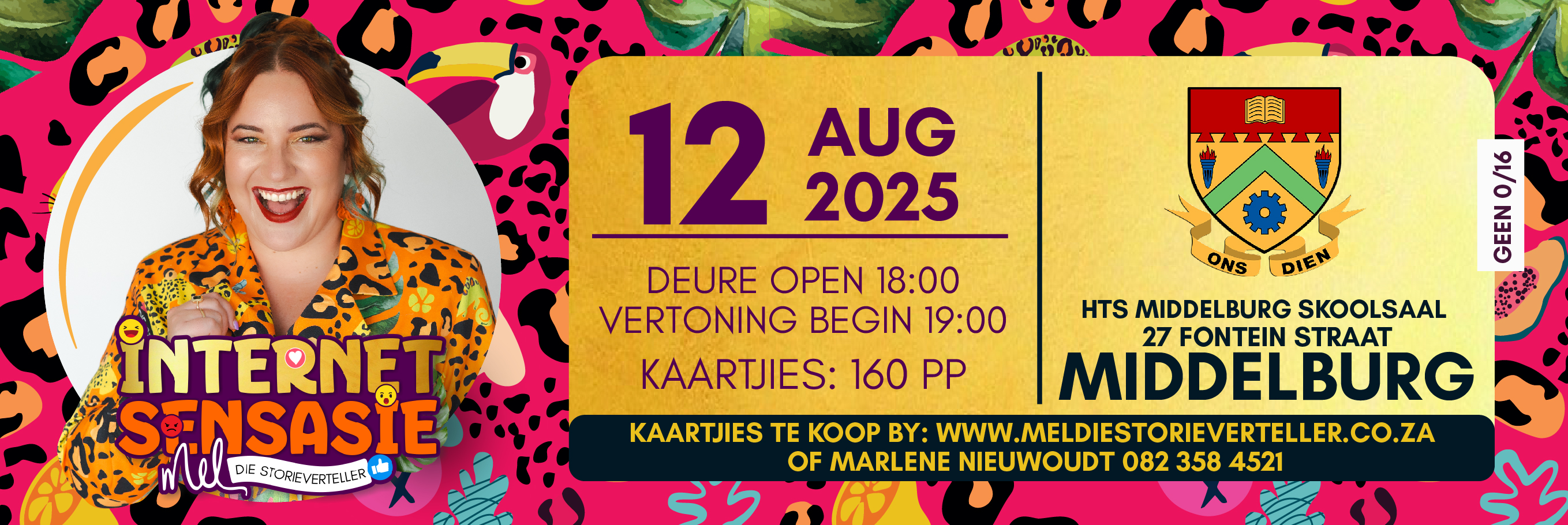 UITVERKOOP -Mel die Storieverteller - HTS MIDDELBURG - Internet Sensasie