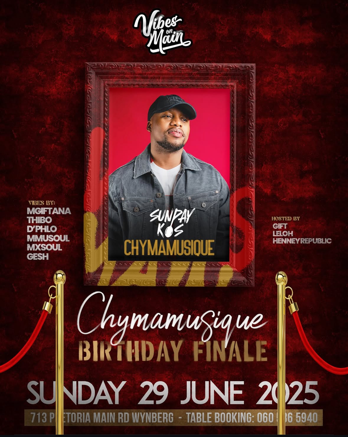 CHYMAMUSIQUE BIRTHDAY FINALE - Table Space