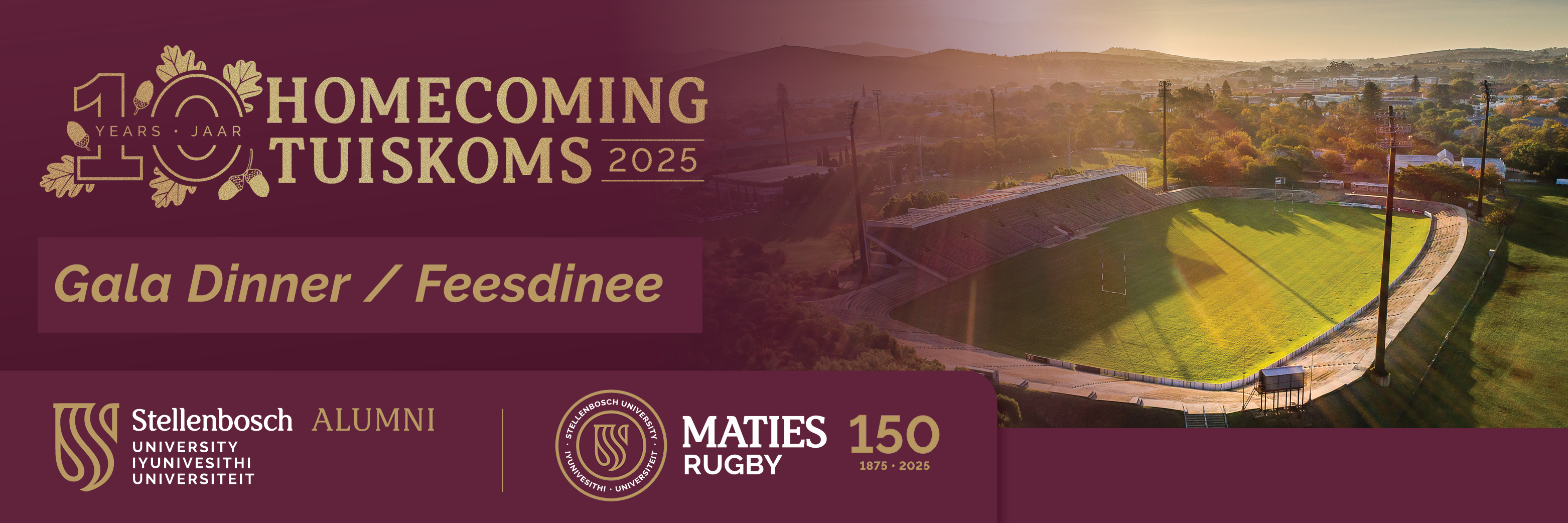 Maties Rugby 150 Formal Dinner