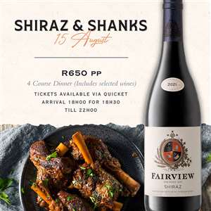 Fairview Shiraz & Lamb Shanks Dinner 2025