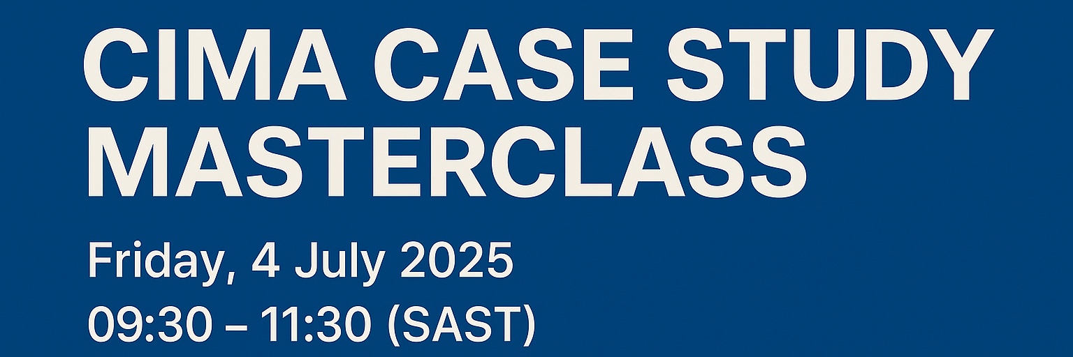 CIMA Case Study Masterclass