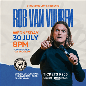 Rob Van Vuuren Live at Ground Culture