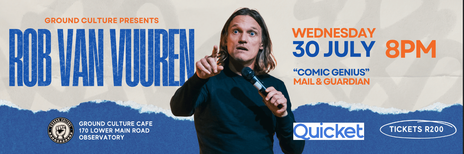 Rob Van Vuuren Live at Ground Culture