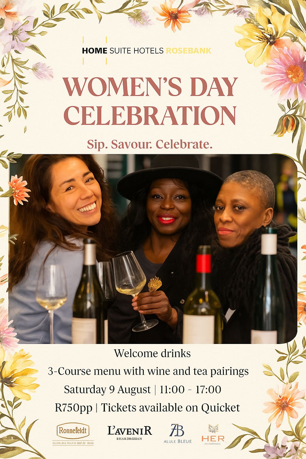 WOMEN'S DAY CELEBRATION Sip, Savour and Celebrate!!