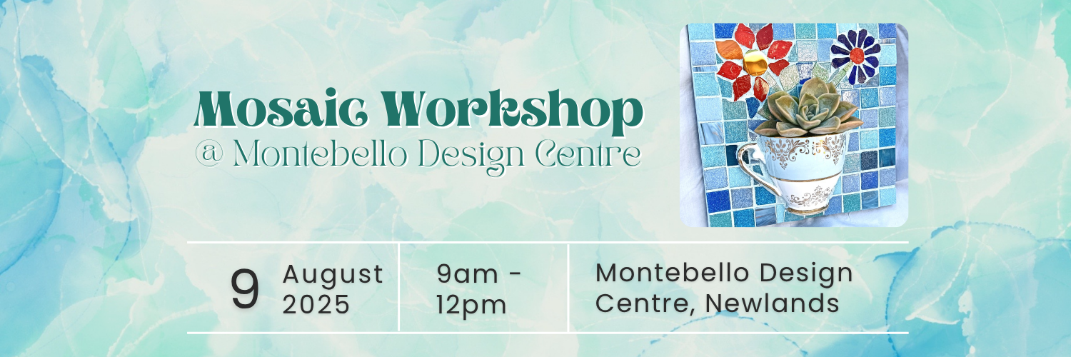 Workshops at Montebello, Mosaic a Teacup Wall Garden 9 August 2025