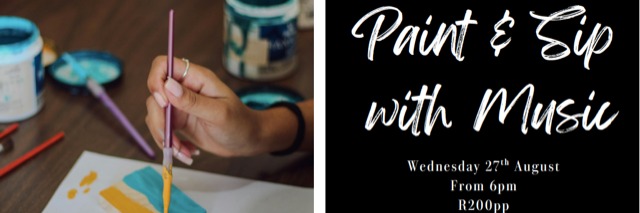 Paint & Sip with Music Night at Cafe Roux!