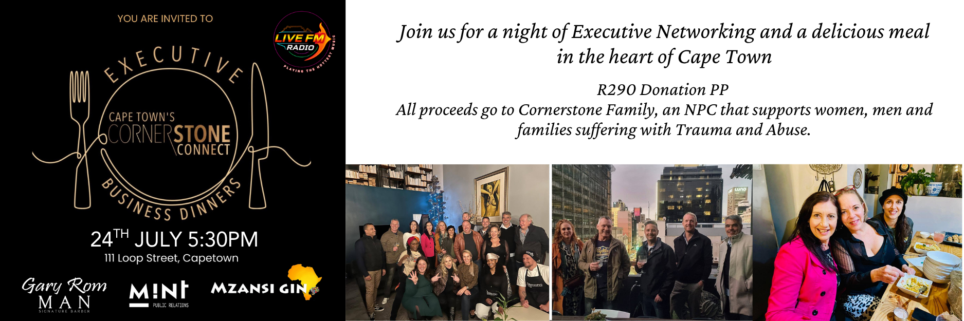 Cornerstone Connect Executive Business Dinner