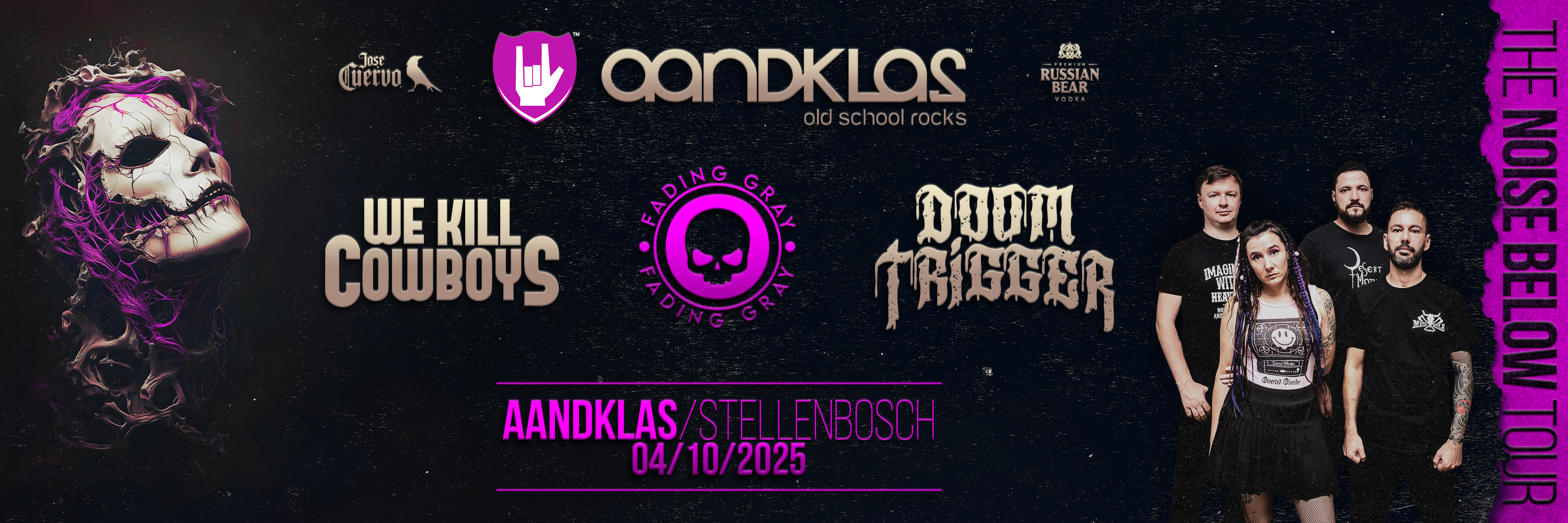 The Noise Below Tour | Fading Gray | Aandklas Stellenbosch