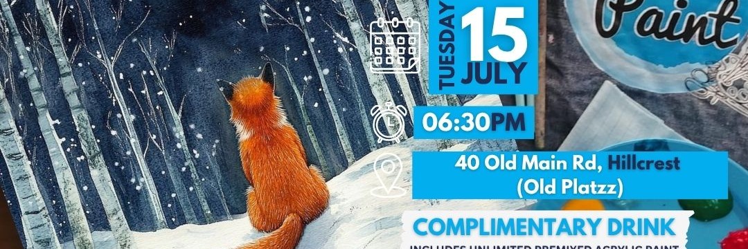 Passion Paint and Sip - Winter Fox