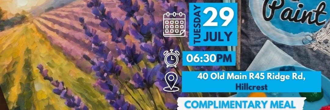 Passion Paint and Dine - Lavender Fields