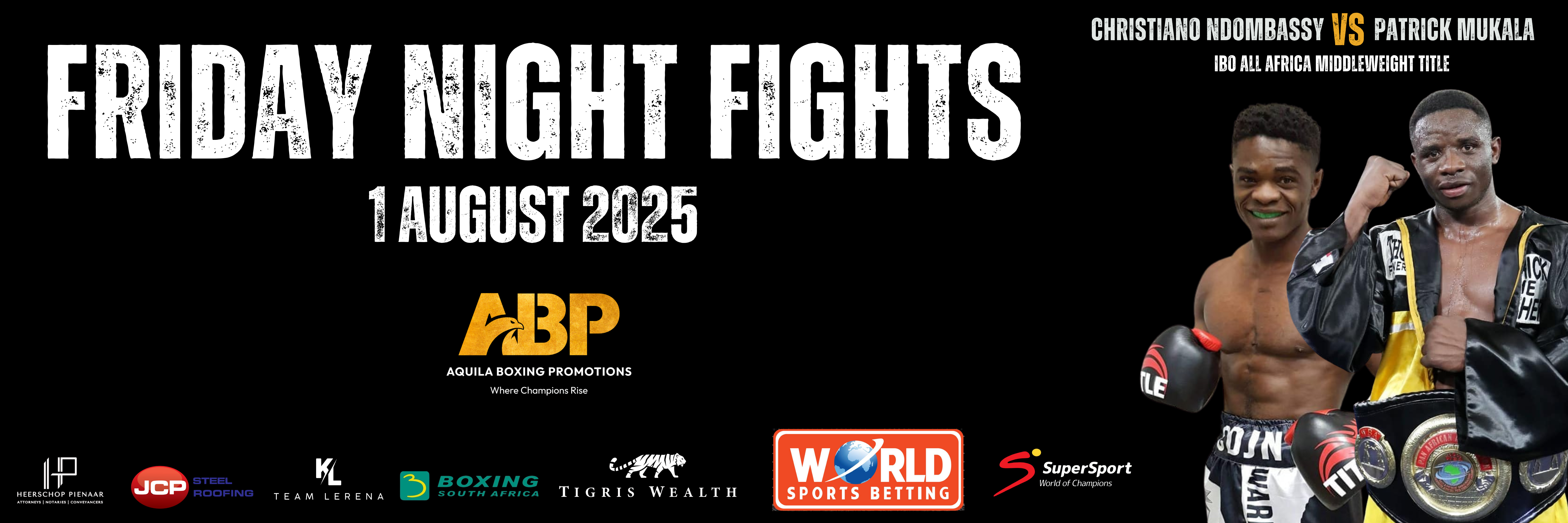 Friday Night Fights - Aquila Boxing Promotions